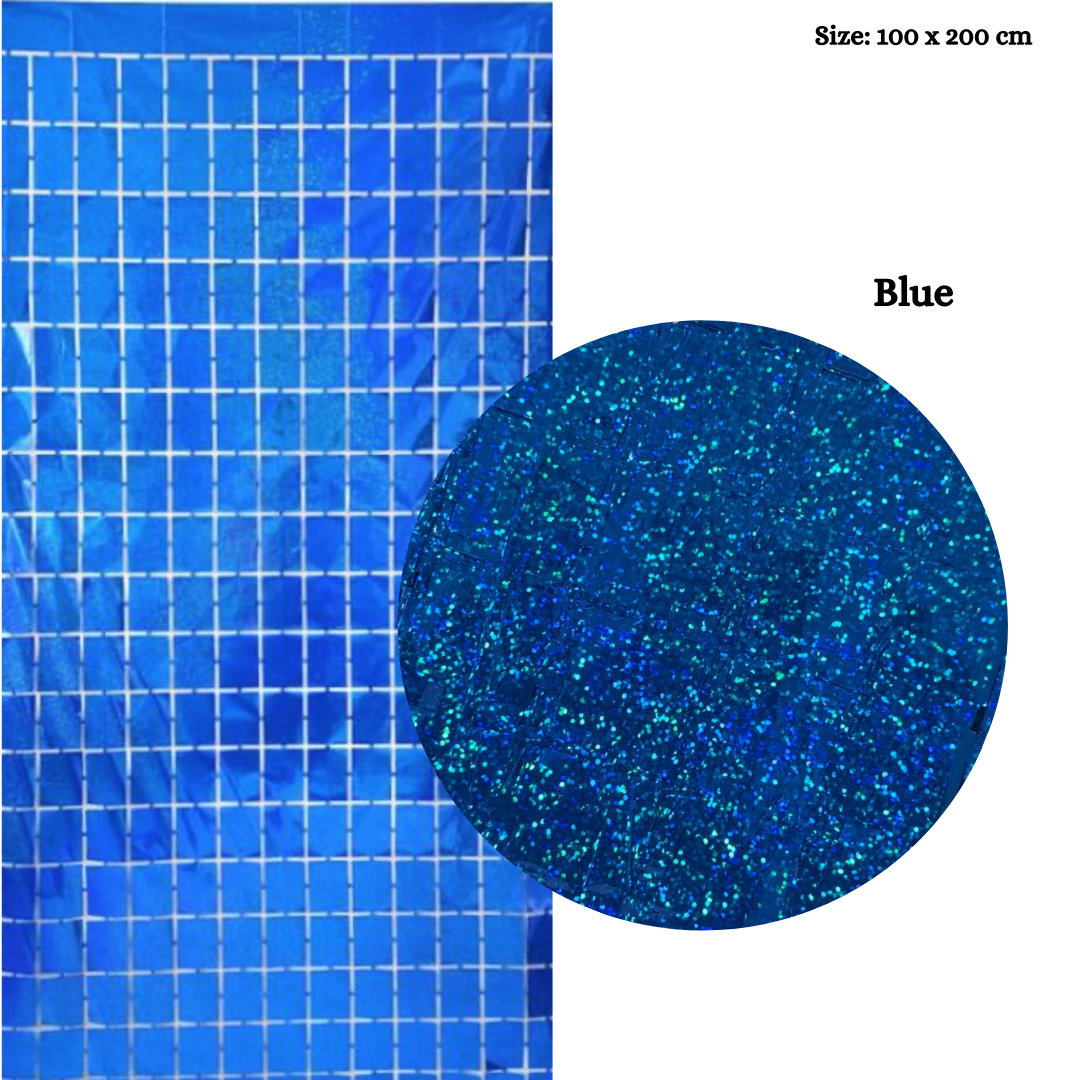 Laser Square Foil Curtains