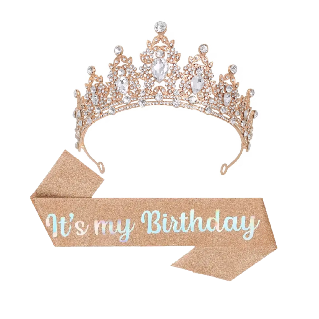 It's my Birthday Sash and Crown Set
