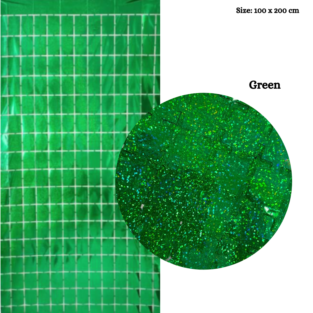 Laser Square Foil Curtains