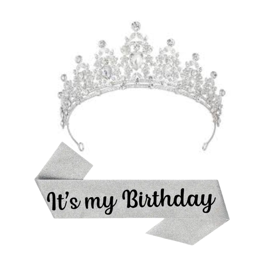 It's my Birthday Sash and Crown Set