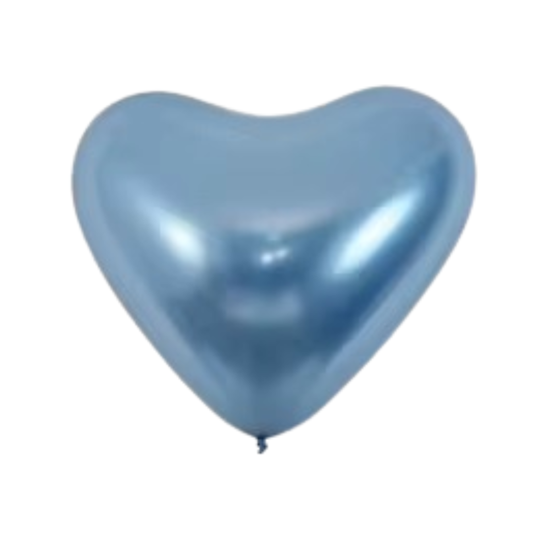12inch Metallic Heart Balloon