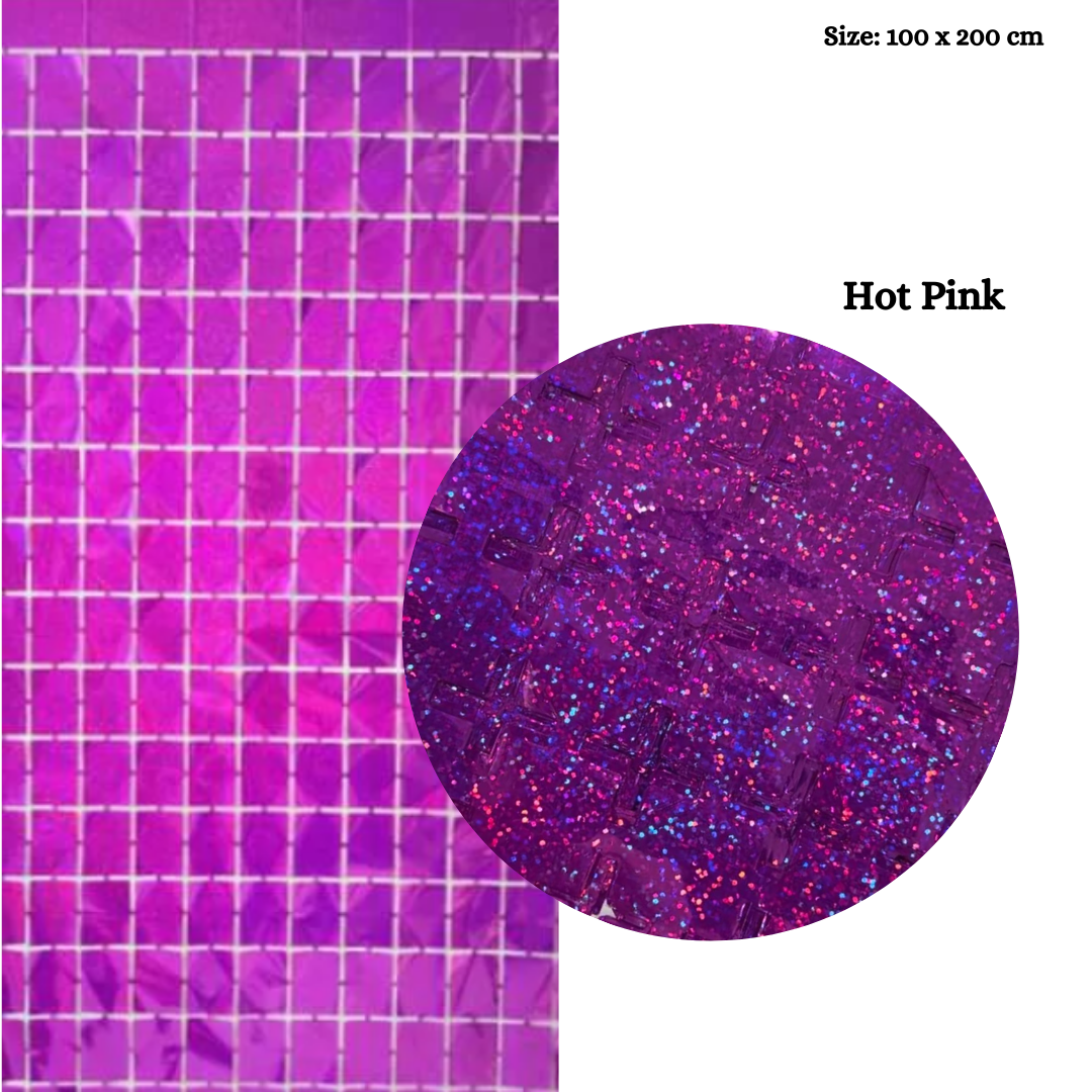 Laser Square Foil Curtains