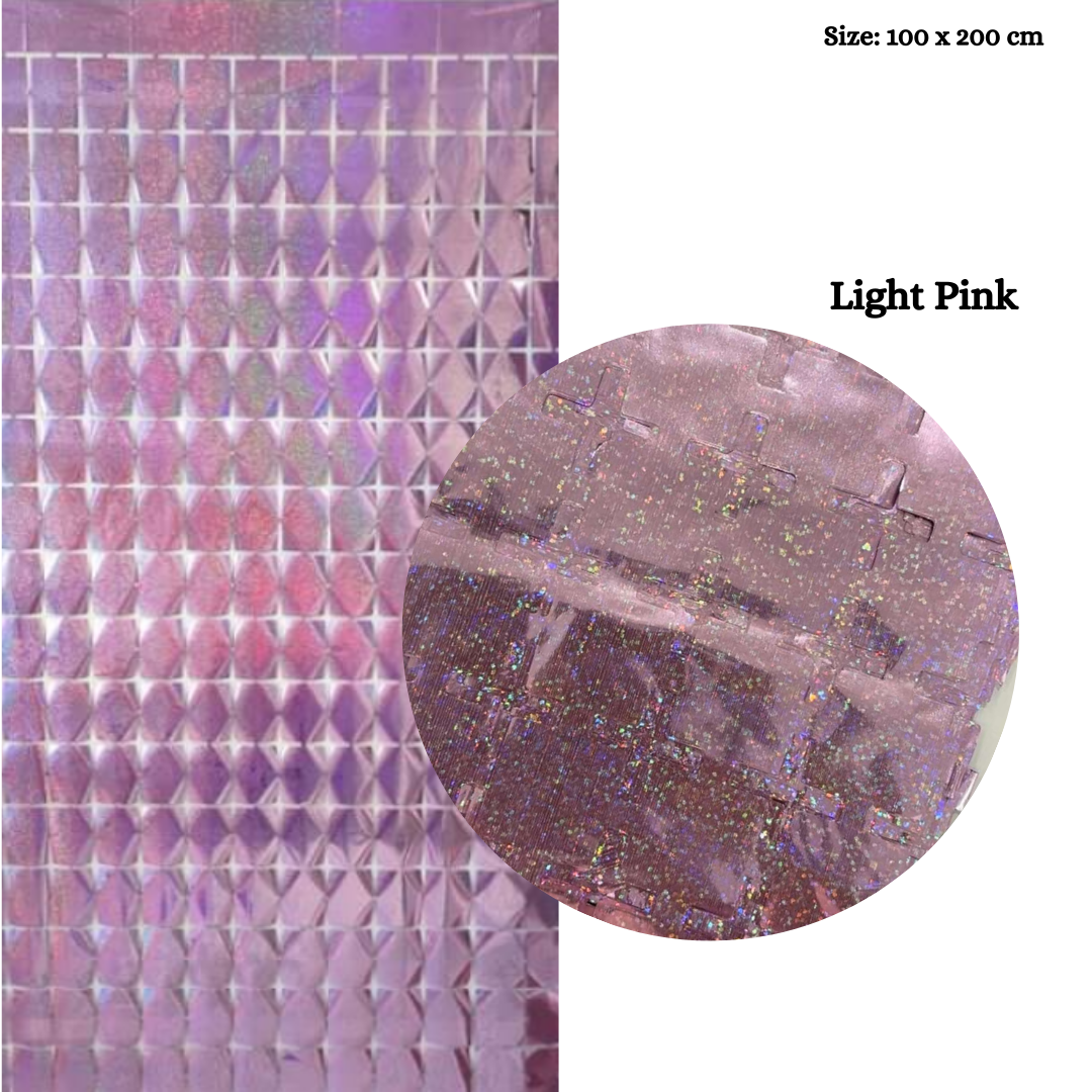 Laser Square Foil Curtains
