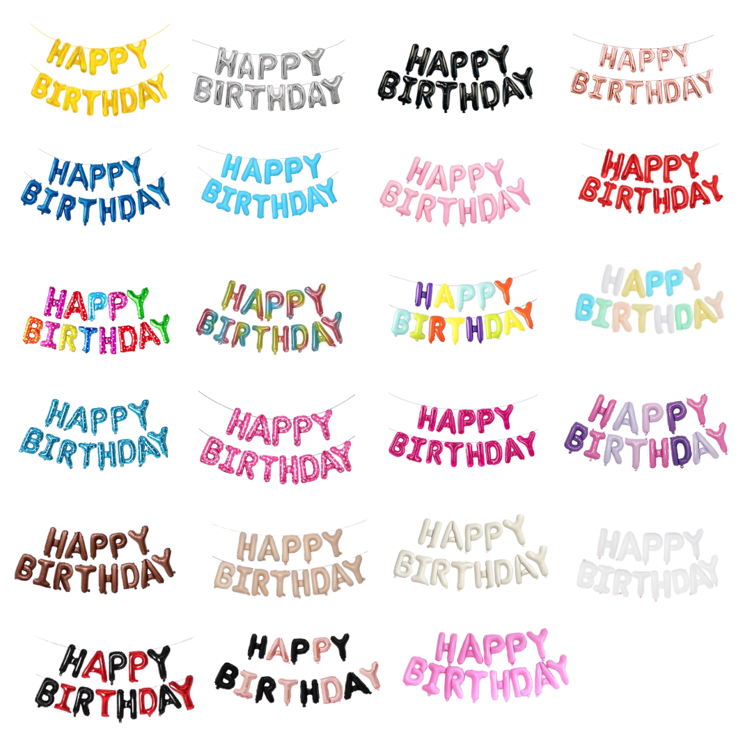 16inch Happy Birthday Foil Banner