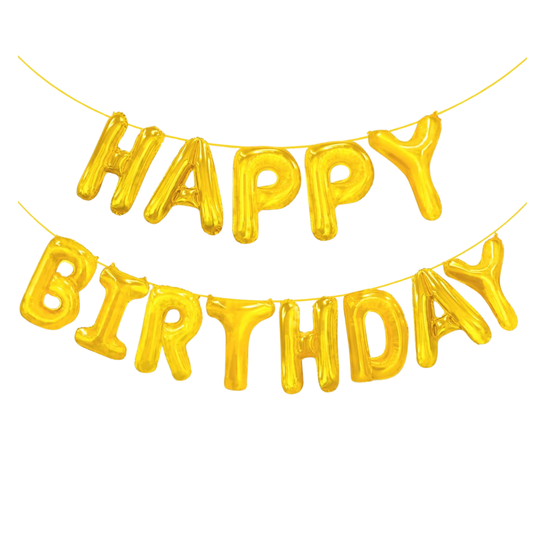 16inch Happy Birthday Foil Banner