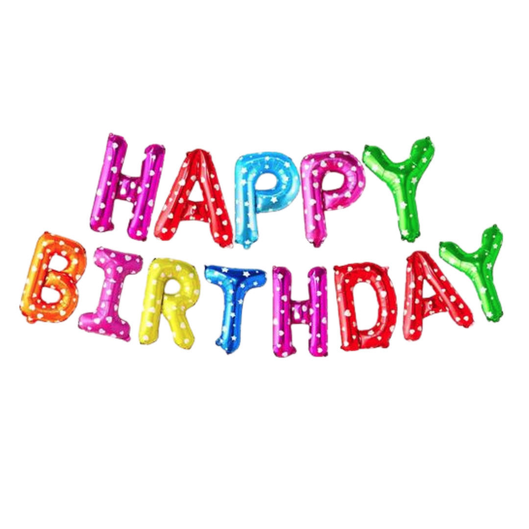 16inch Happy Birthday Foil Banner