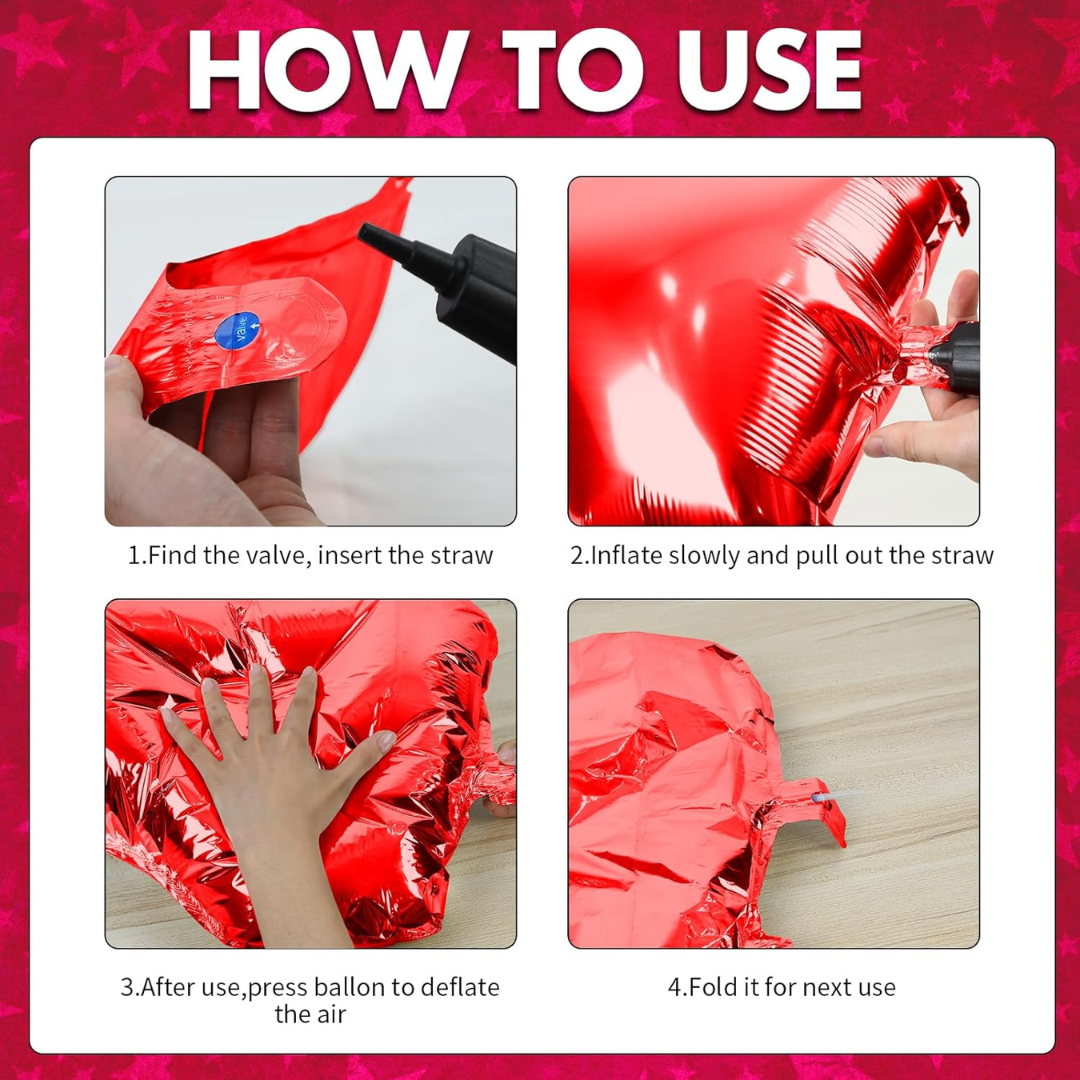 18inch Foil Heart Balloon
