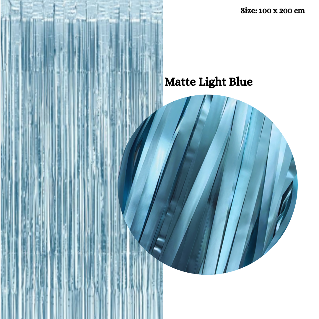 Metallic Foil Rain Curtains