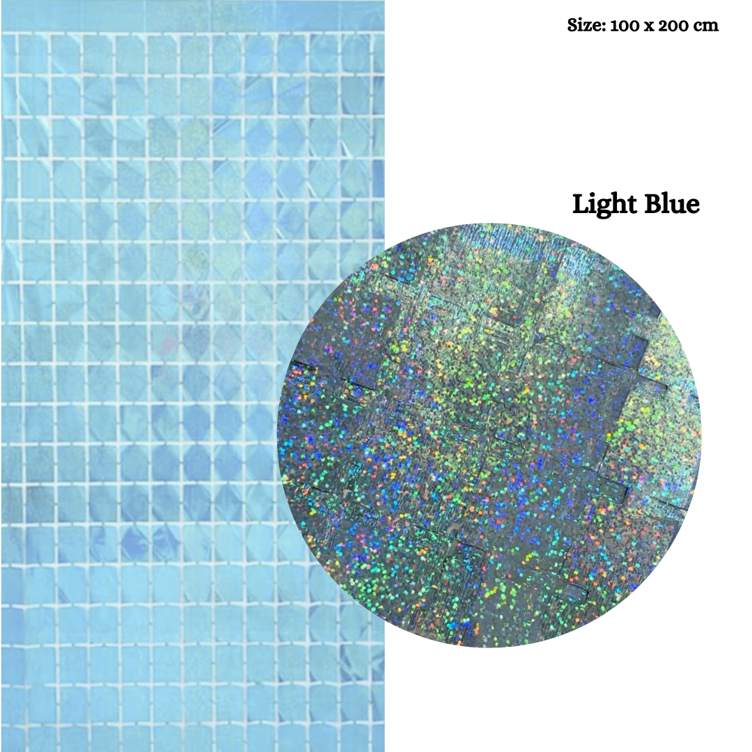Laser Square Foil Curtains