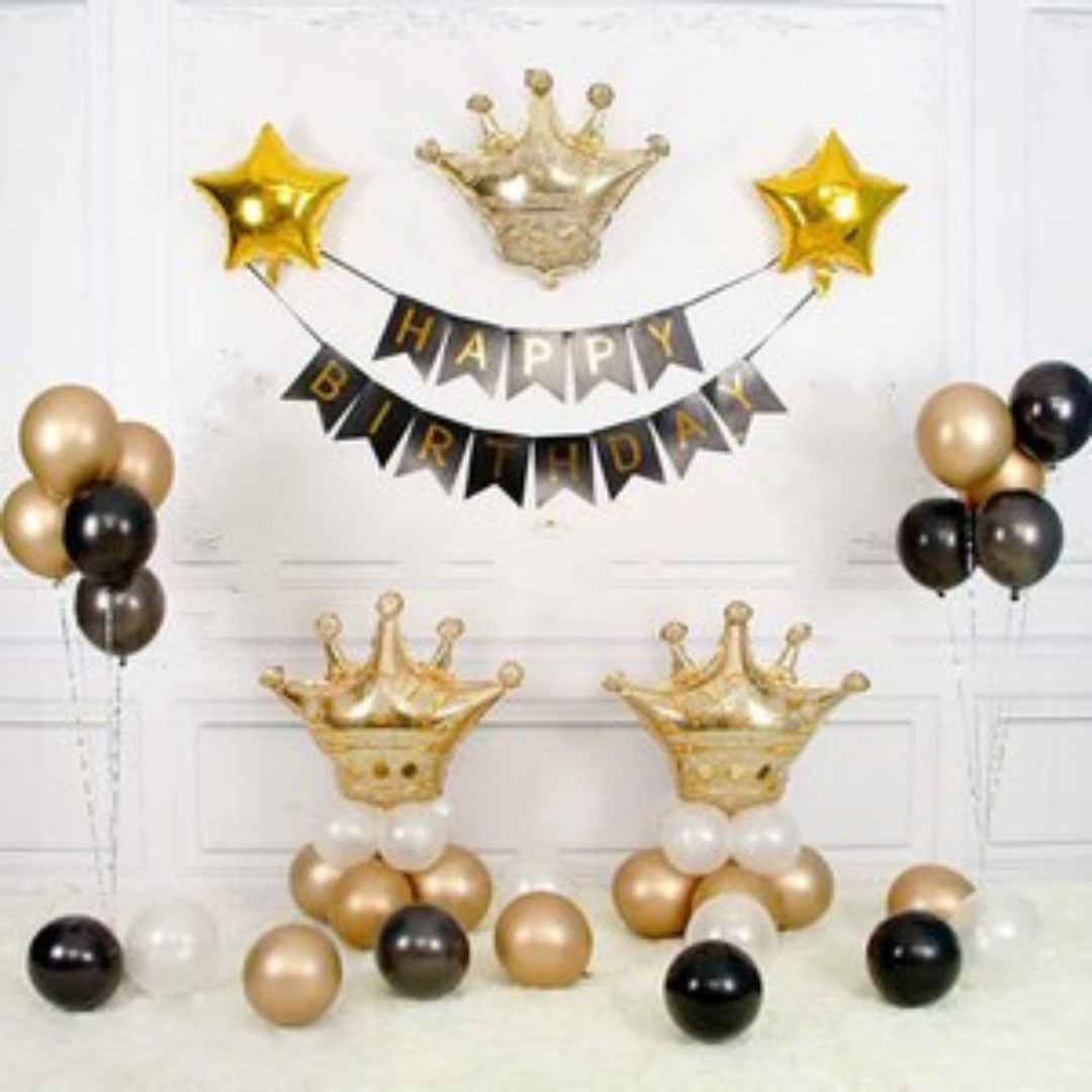 Large Foil Crown Balloon