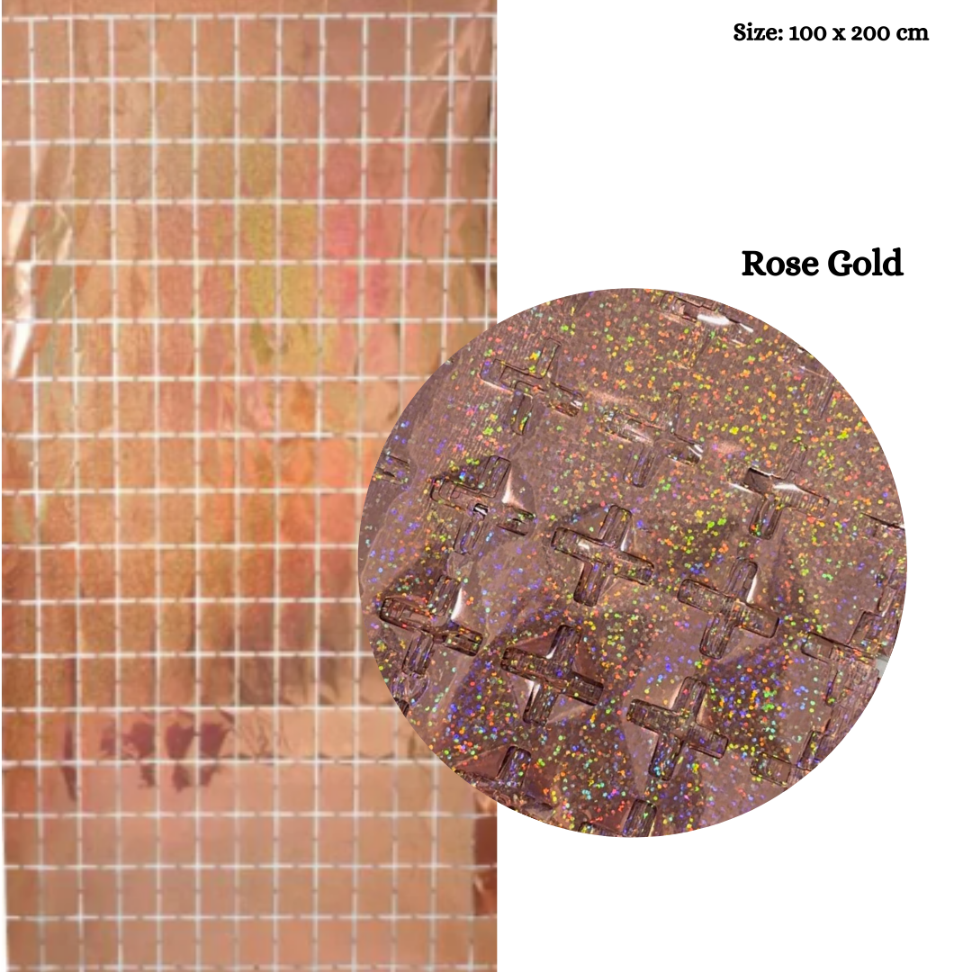 Laser Square Foil Curtains