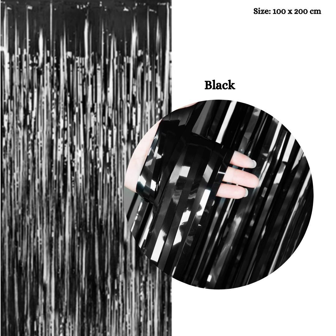 Metallic Foil Rain Curtains