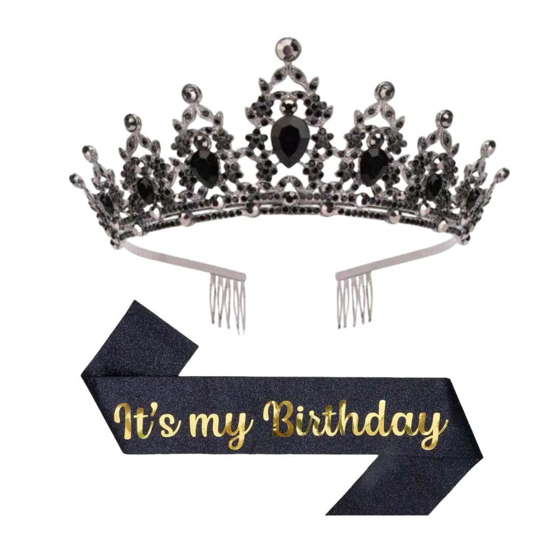 It's my Birthday Sash and Crown Set