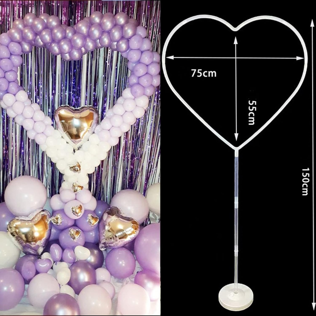 Heart shaped balloon Arch stand