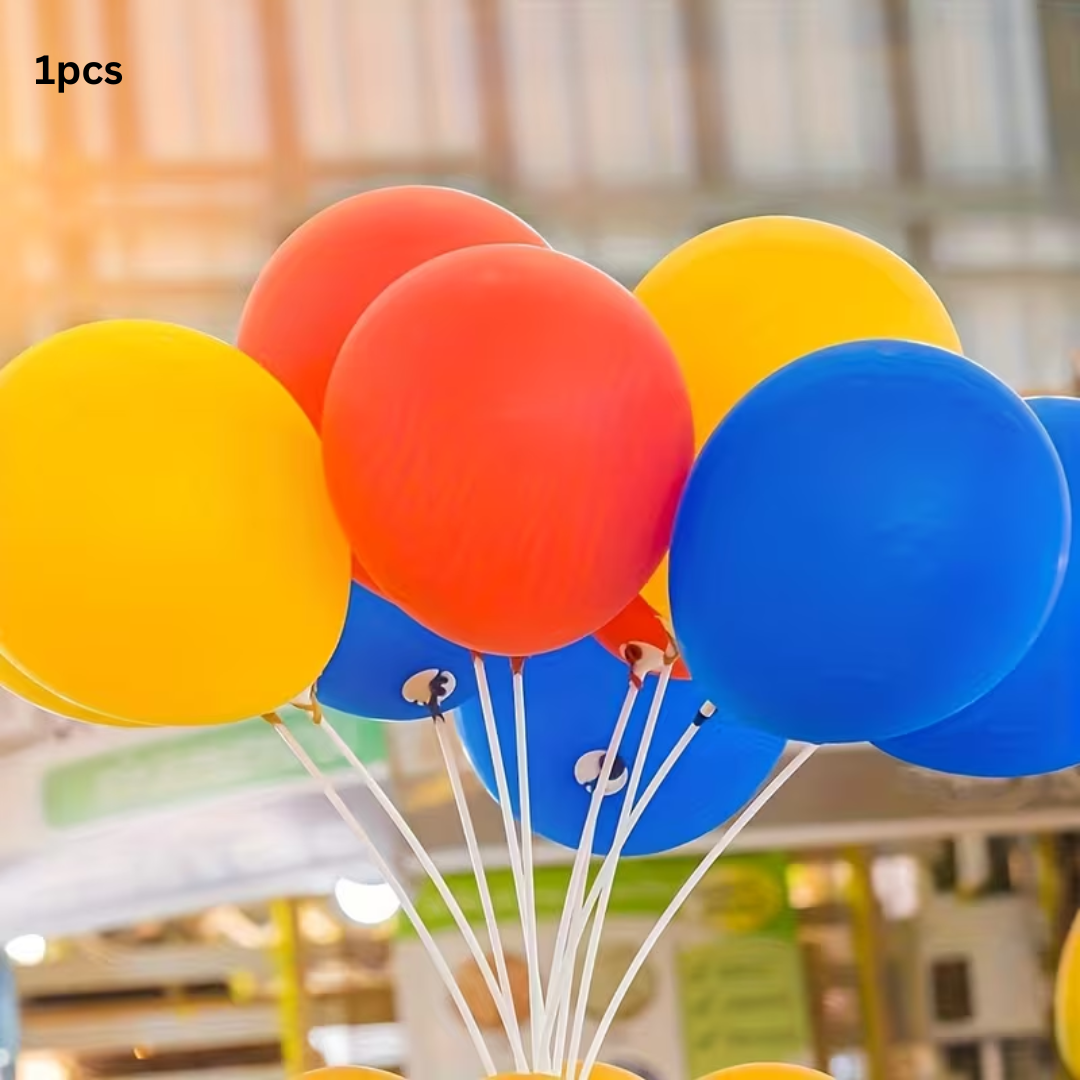 1pcs White Plastic Balloon Sticks