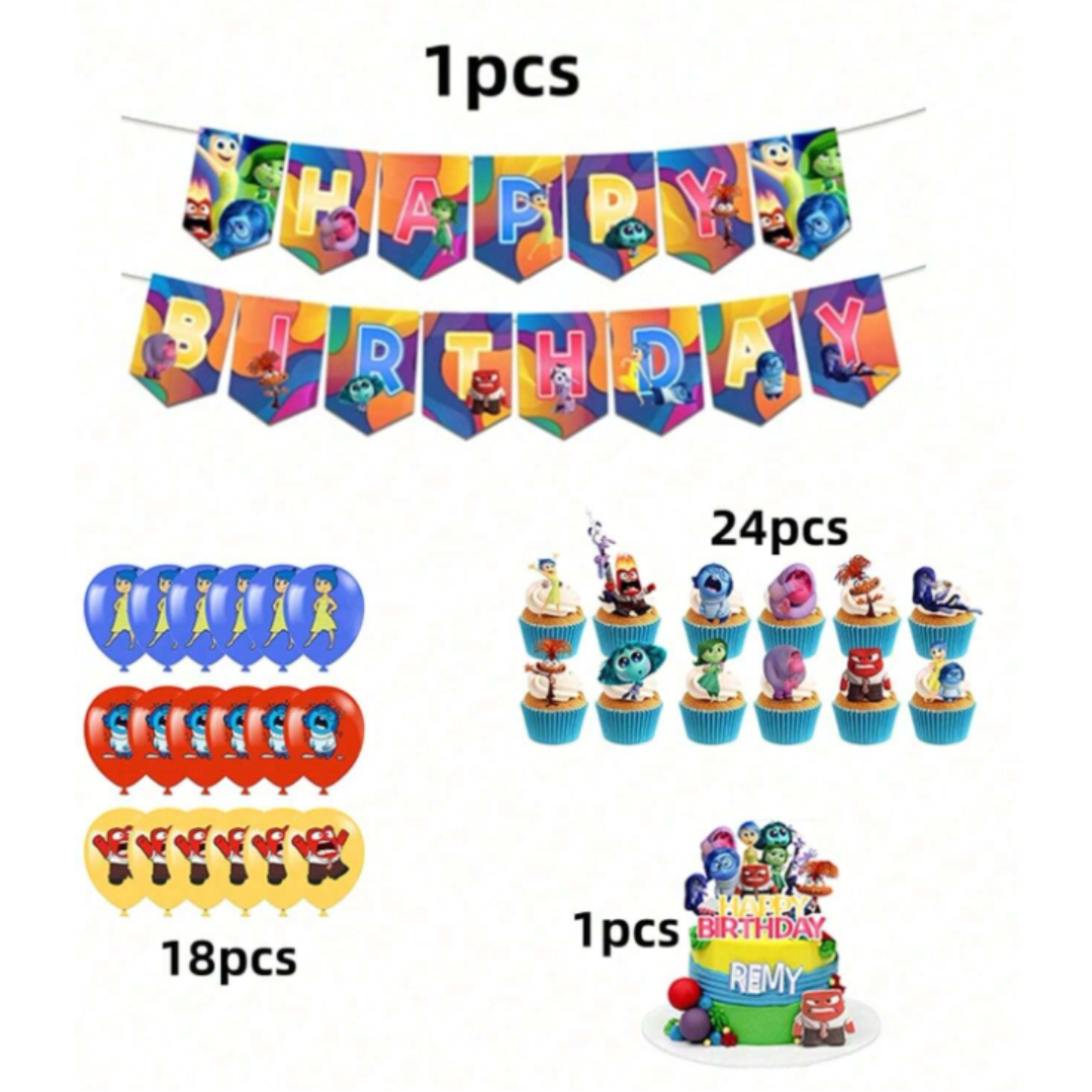 64pcs Inside Out Balloon set
