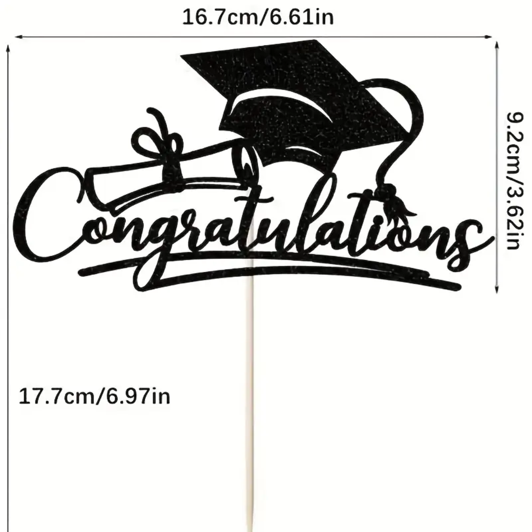 Congratulations Cake topper