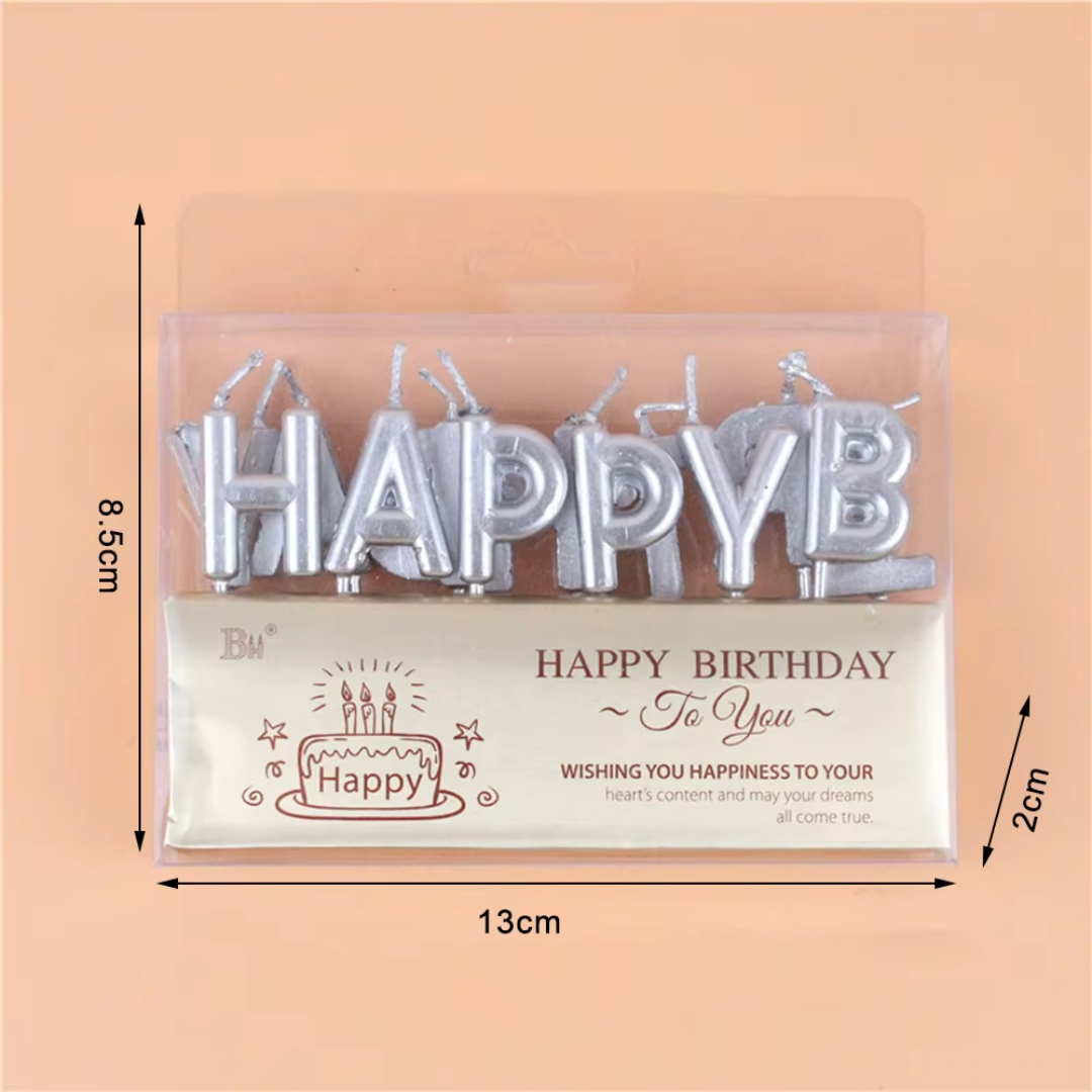 13pcs Separate Letter Happy Birthday Candles