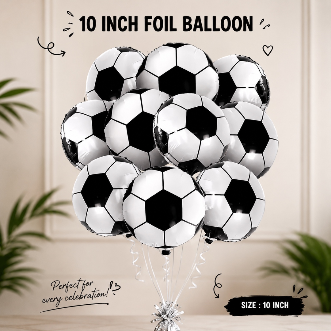 1pcs 10inch Football Foil Balloons