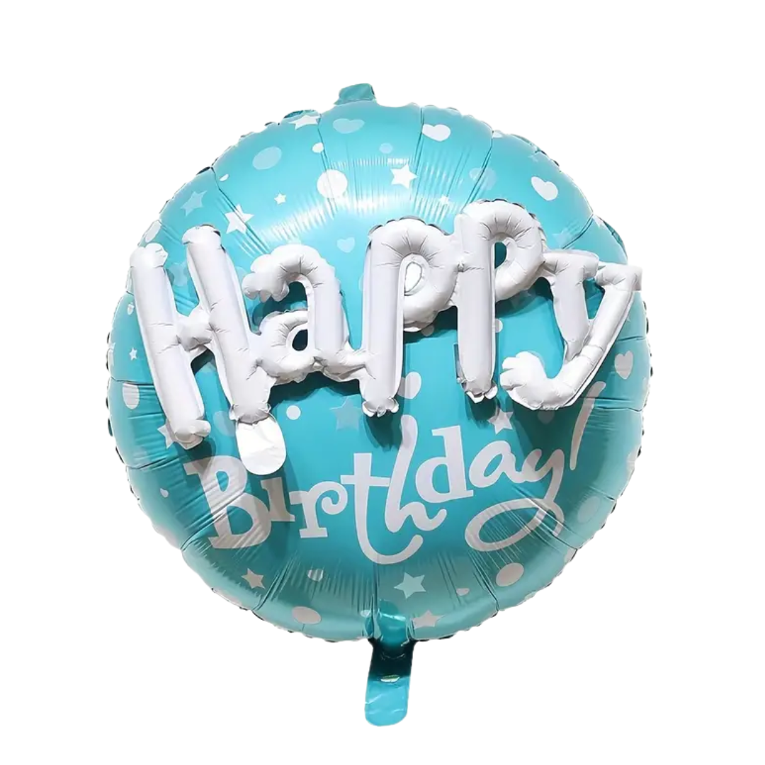 Happy Birthday Round Foil Balloon