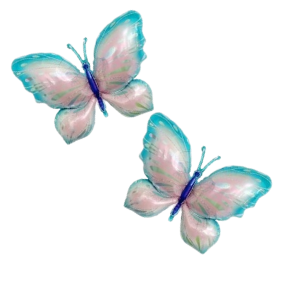 2pcs 40inch Foil Butterfly Balloon