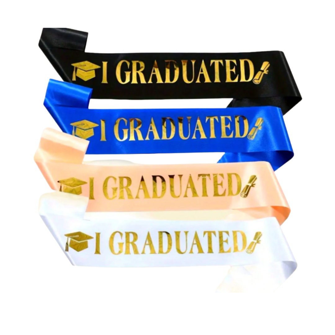 Graduation Party Sash " I Graduated"