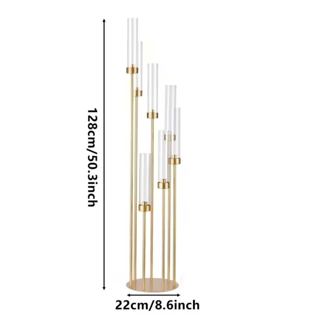 7 Arm Candlestick ONLY for Battery Candle for Rent