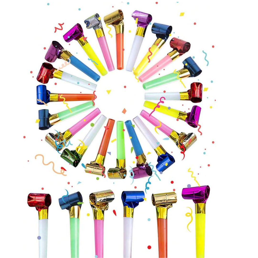 1pcs Random Solid Metallic Colour Whistles Blower