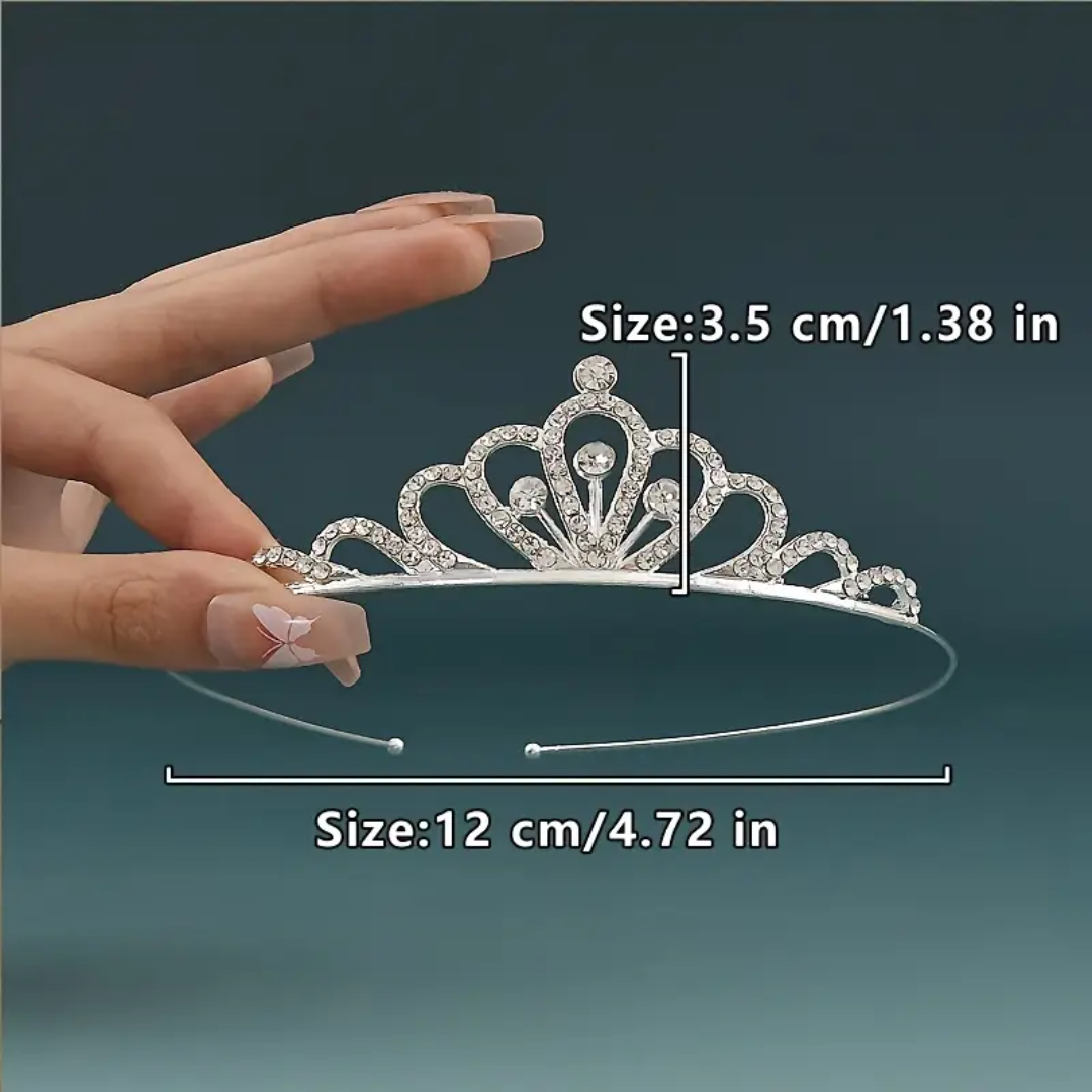 Charming Rhinestone Princess Crown