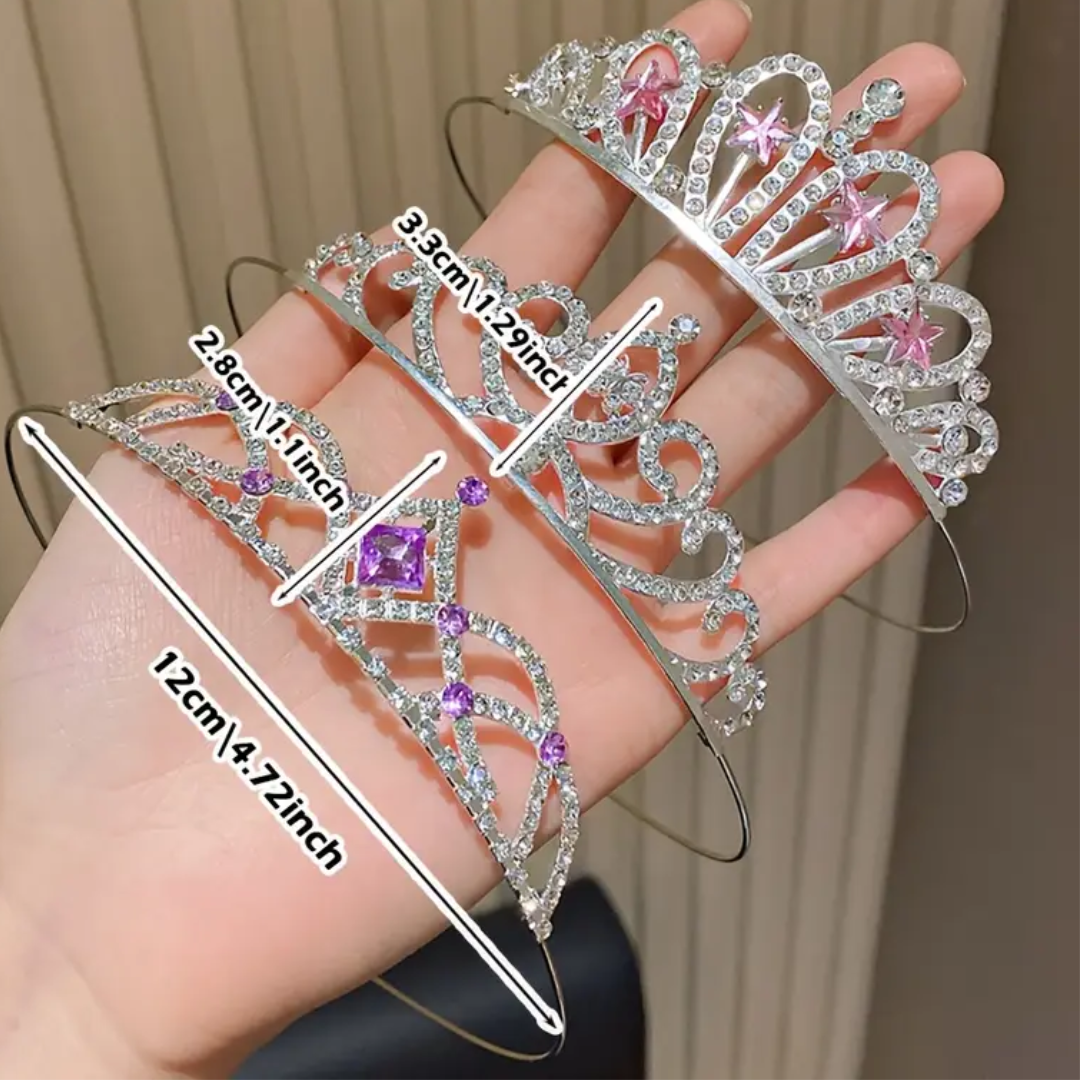 Sparkling Rhinestone Tiara Princess Crown