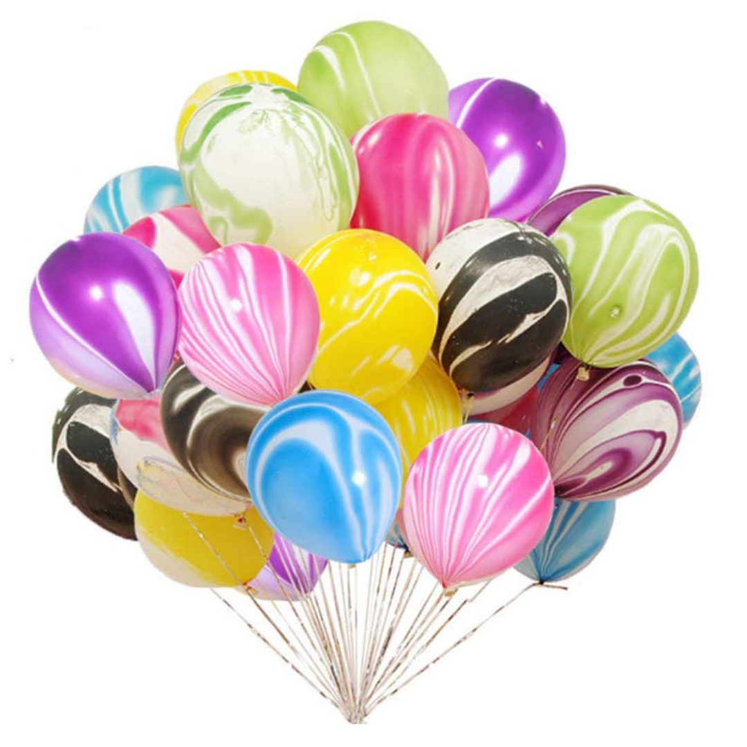 12inch Agate Marble Pattern Balloon