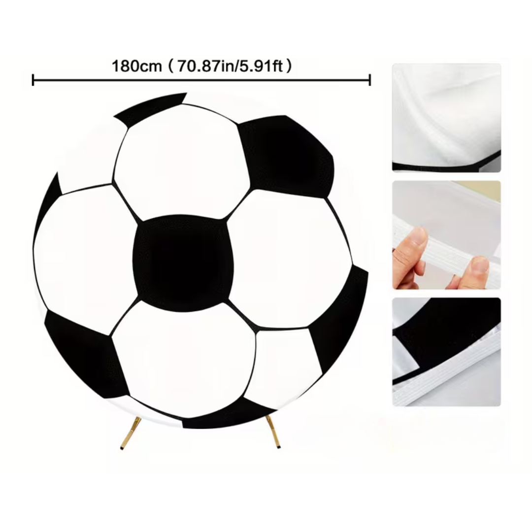 180cm / 70.87inch Football Round Circle Stand Cover for the Rent (arch not included)