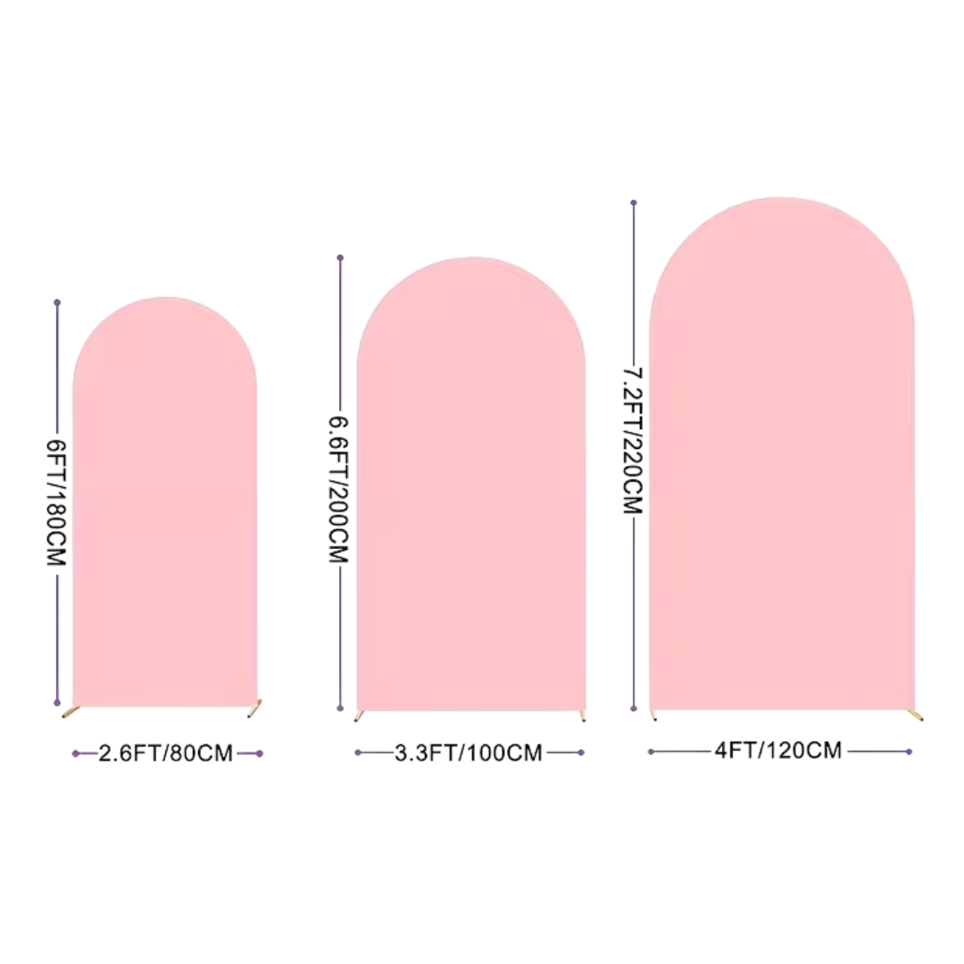 Pink Arch Cover for the Rent (metal arch not included)