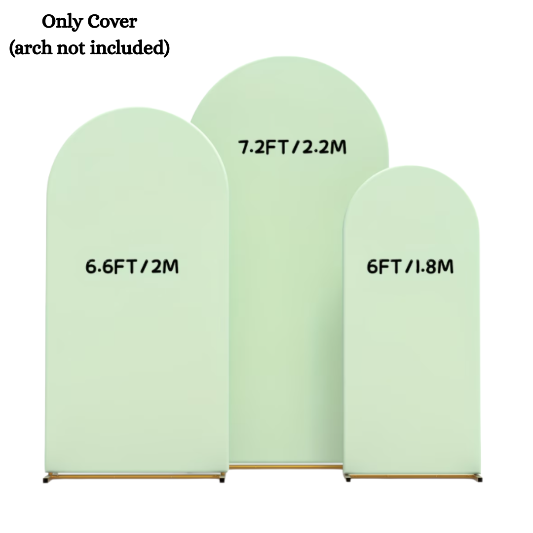 Mint Green Arch Cover for the Rent (metal arch not included)