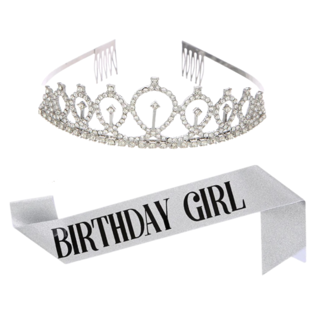 Birthday Girl Sash & Crown