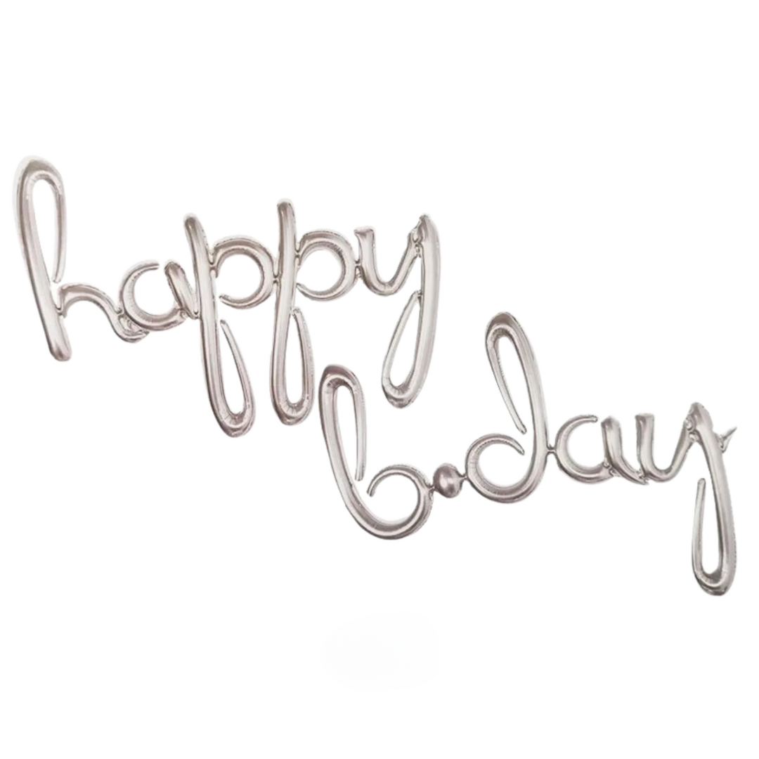 Simple letter Happy birthday banner