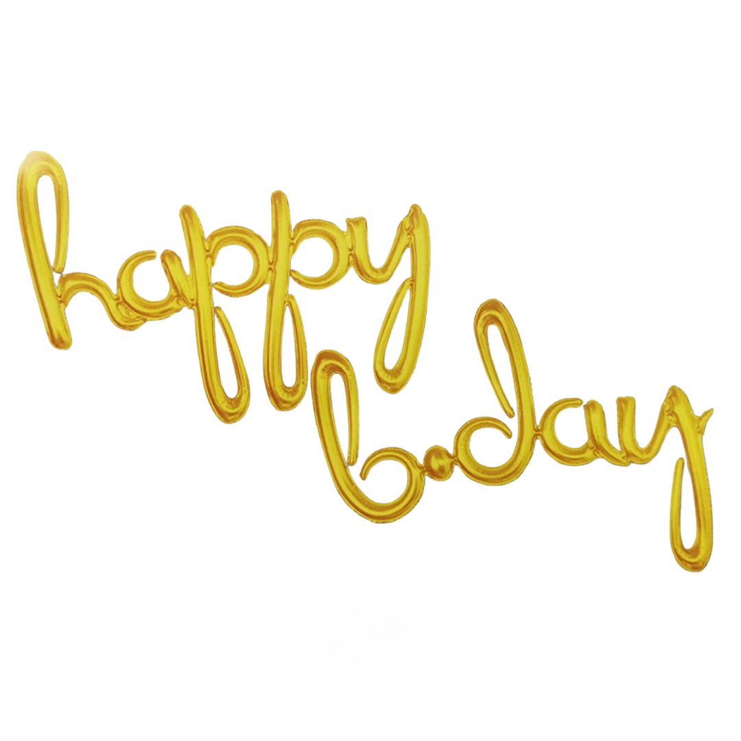 Simple letter Happy birthday banner