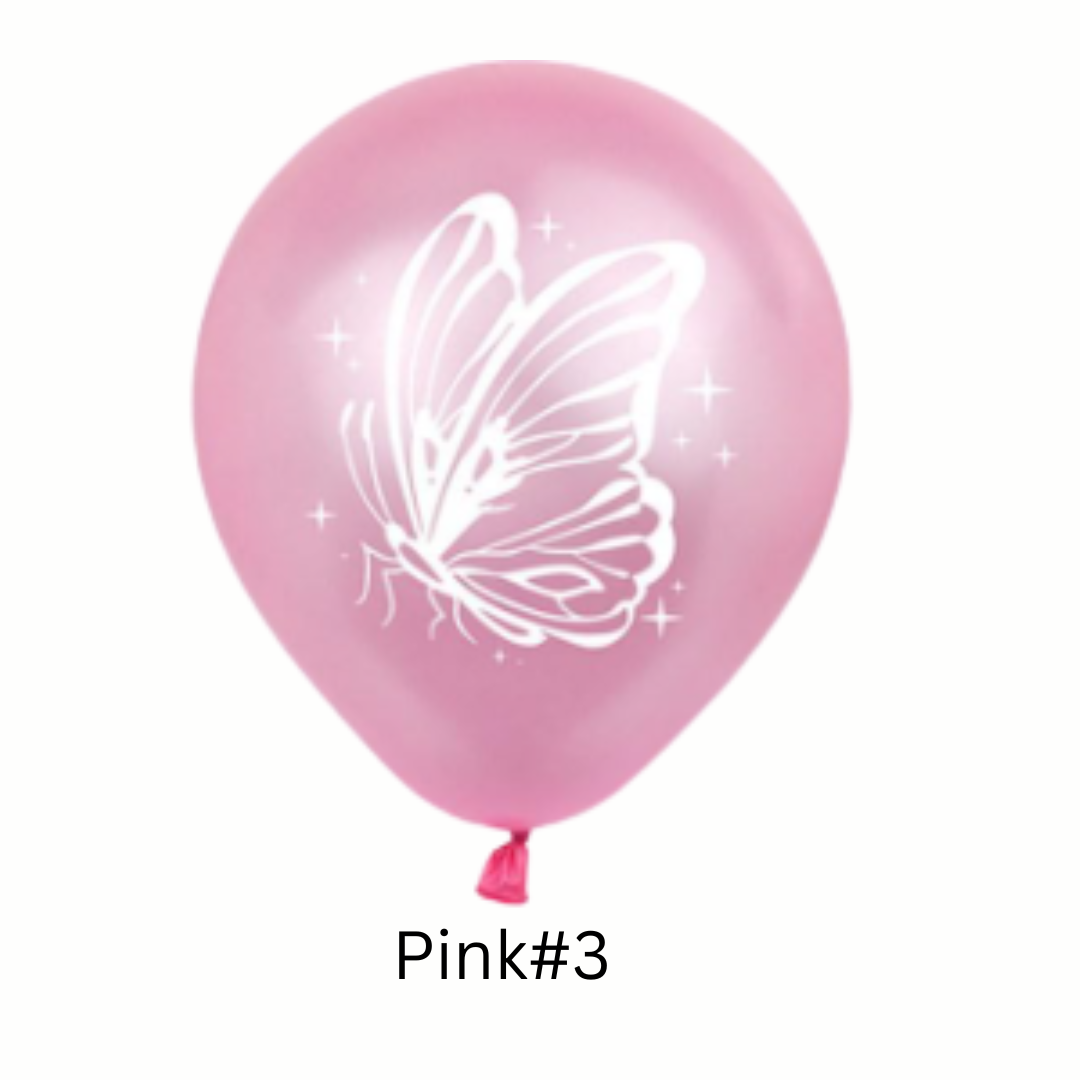 12inch Butterfly Print Latex Balloons