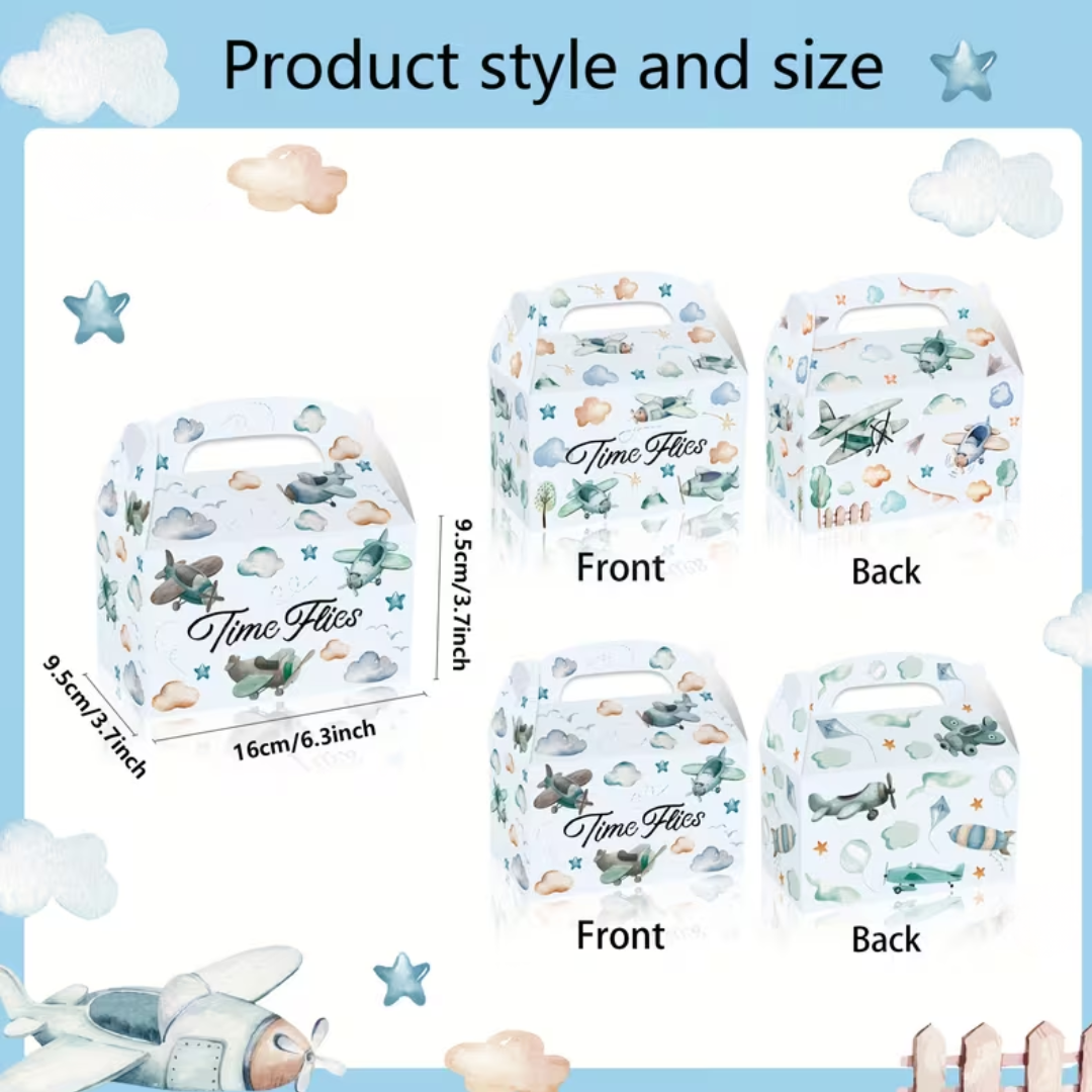 Airplane theme Paper Party Gift Box
