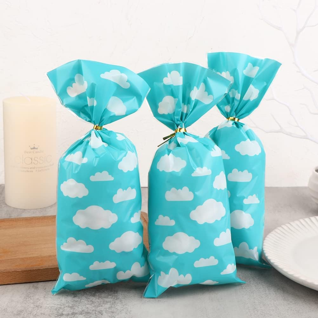 Blue Sky & Cloud Print Candy Bag