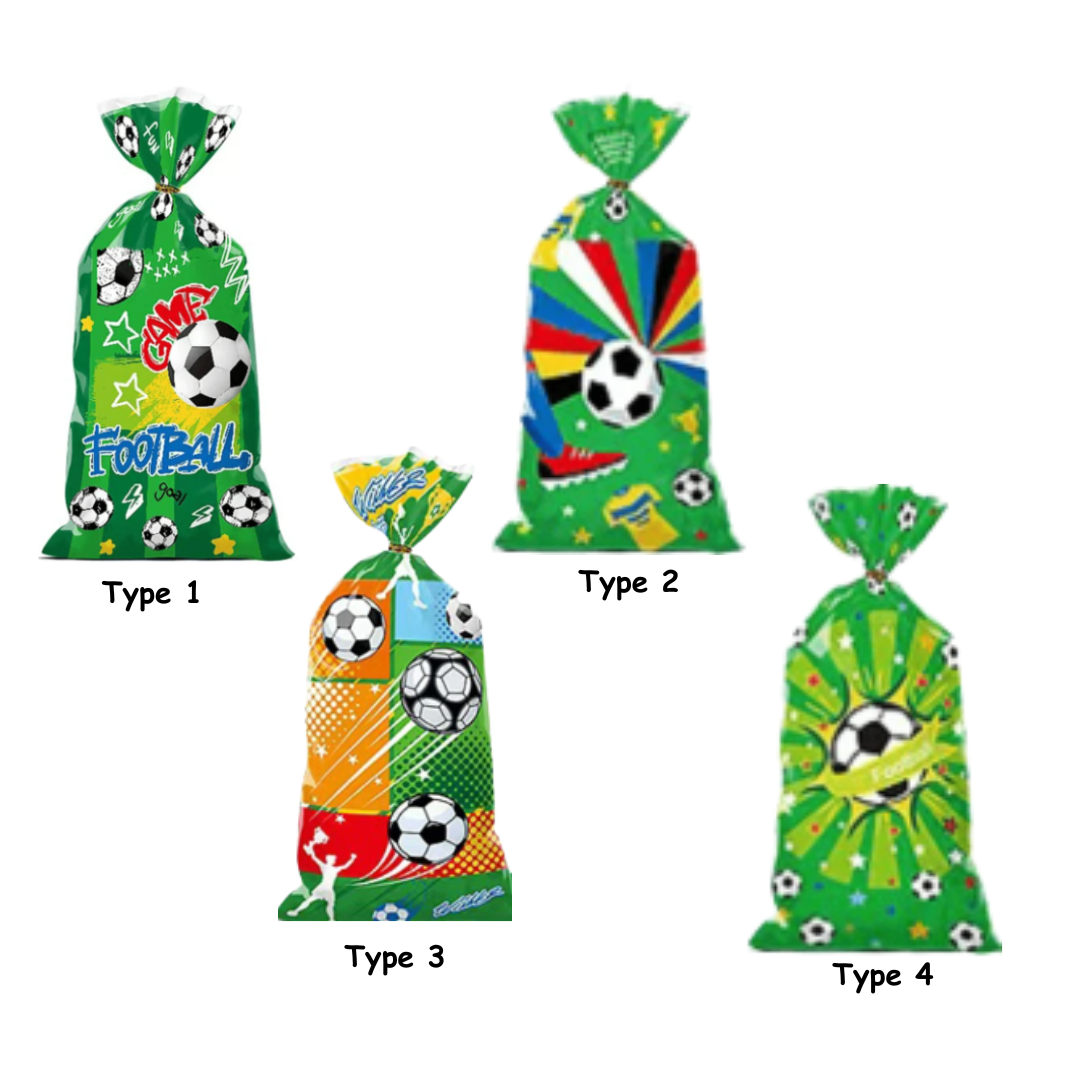 1pcs Green and White Football Candy Bag