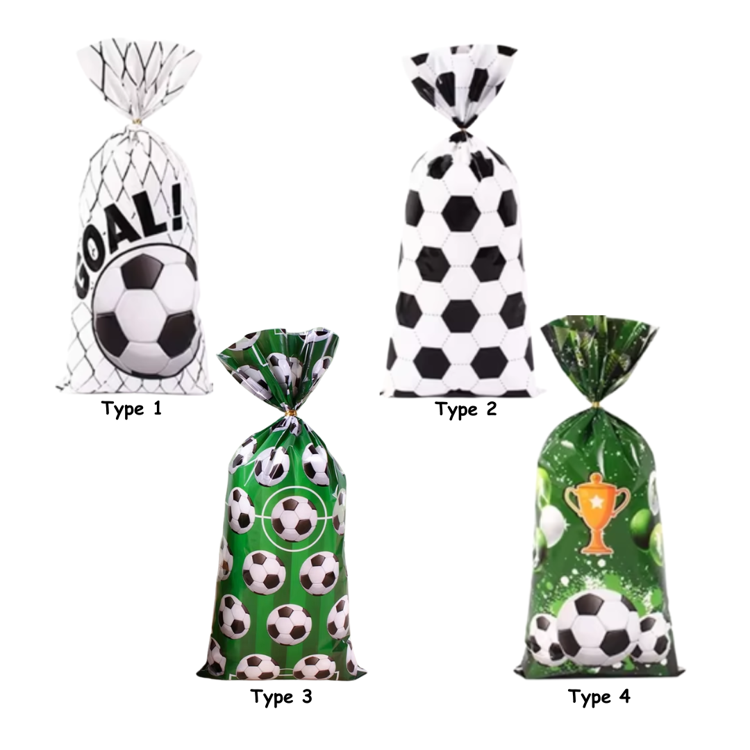 1pcs Black and White Green Football Candy Bag