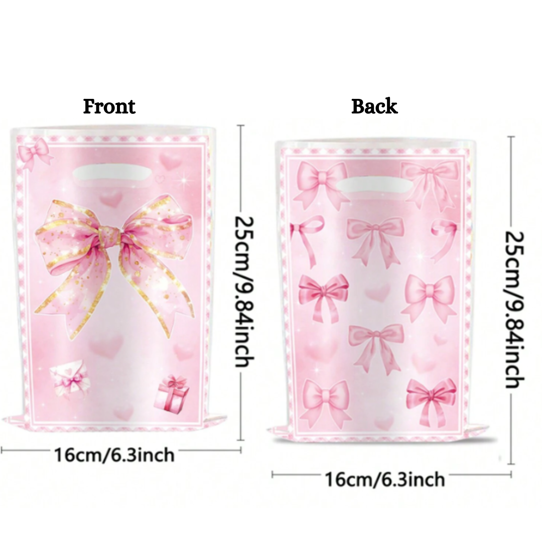 Pink Bow Candy Bag