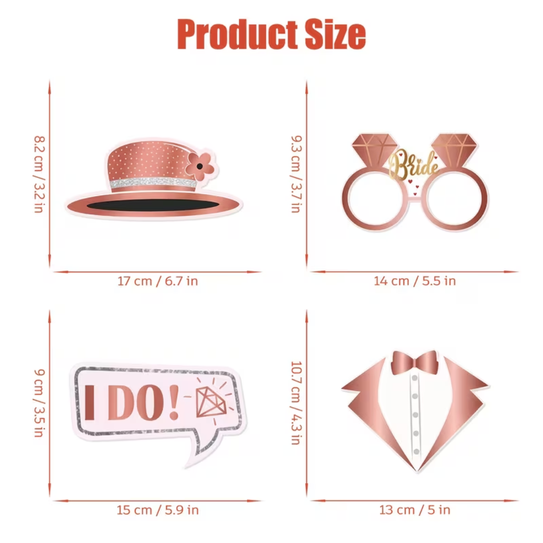 Bride Shower Bride to Be Bride Team Party Photo Props