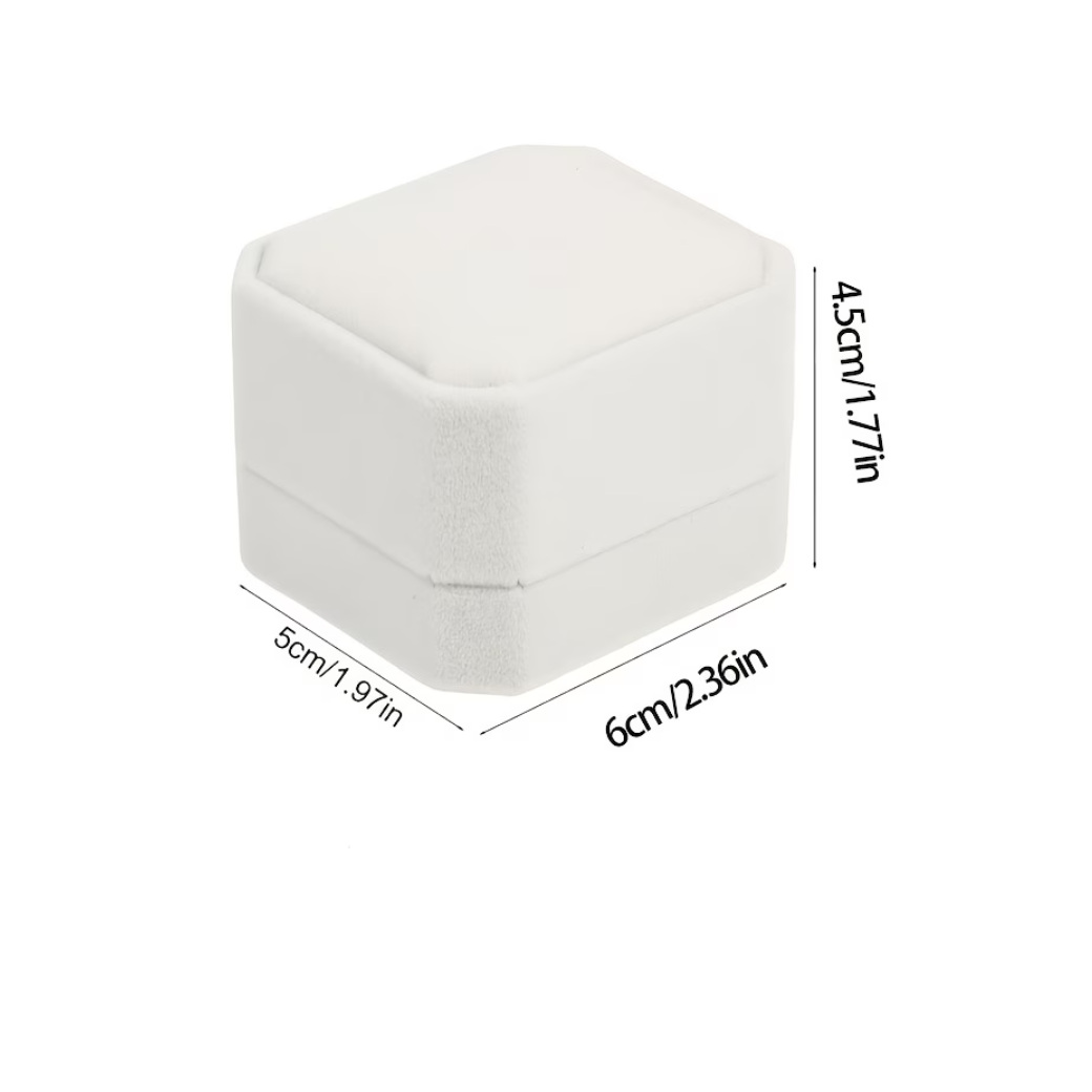 Velvet Jewelry Ring Box