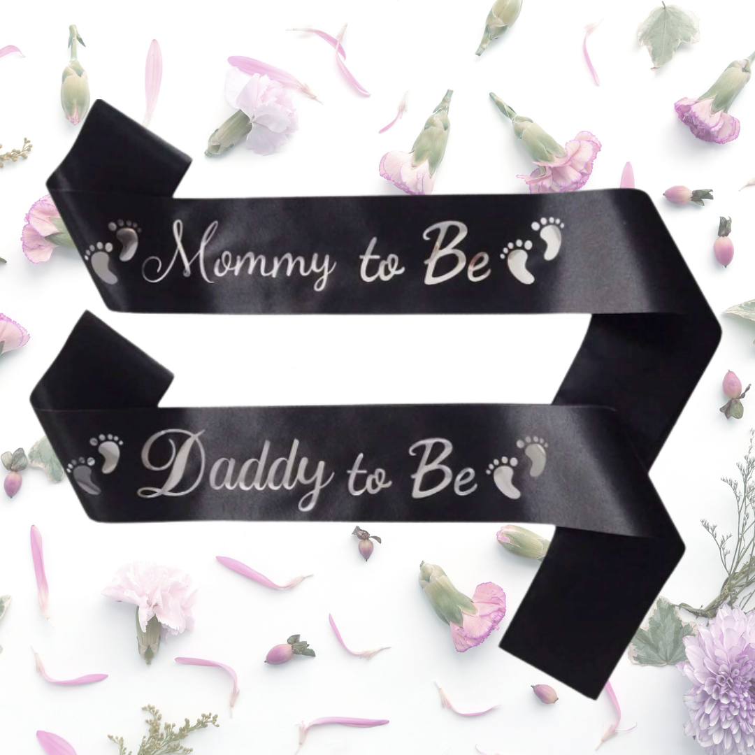 Mommy to be and Daddy to be sash