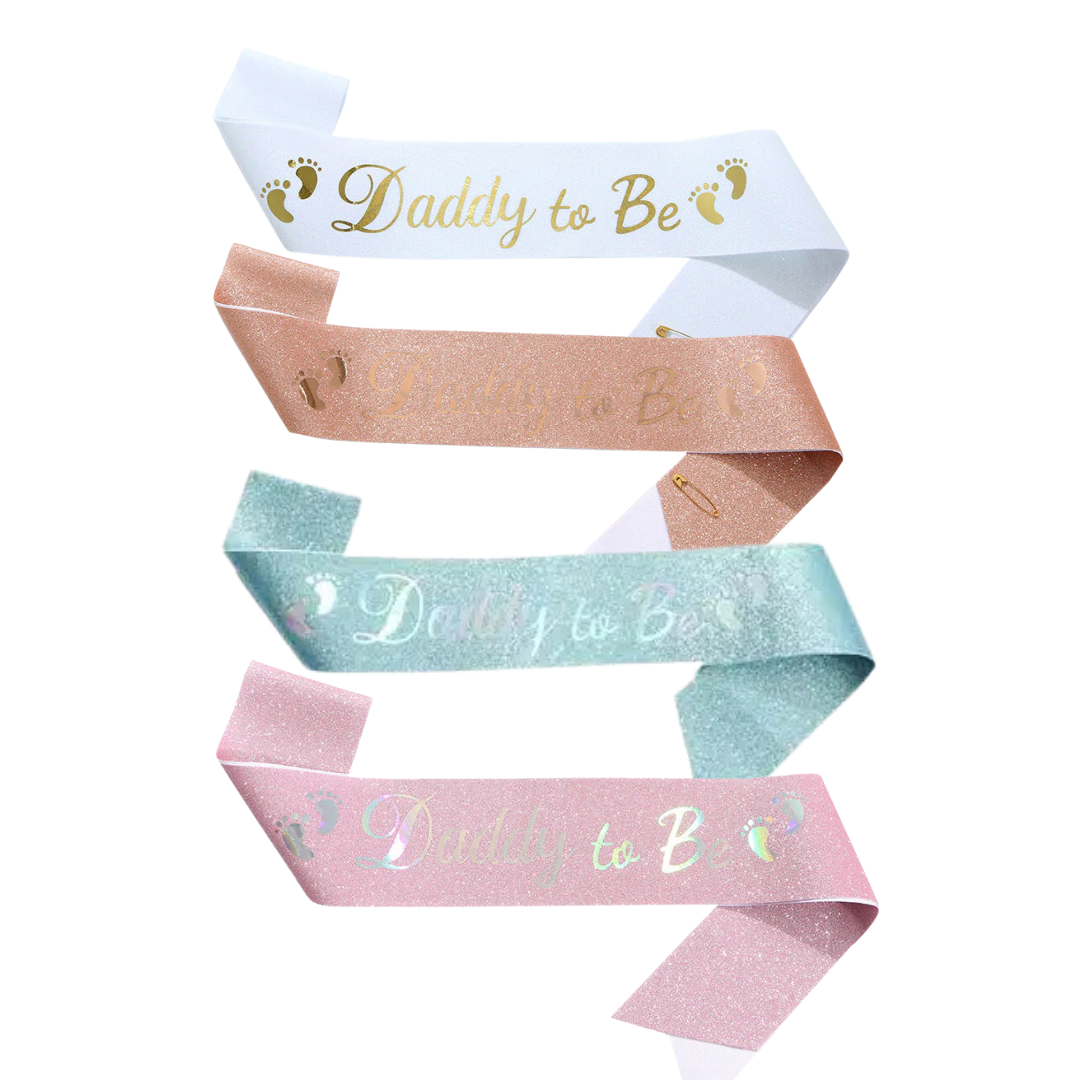 Baby Shower gender Reveal Daddy To Be Sash