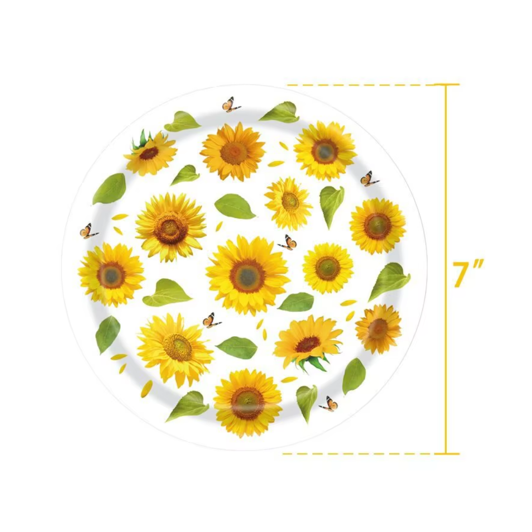 Sunflower Theme Dinnerware