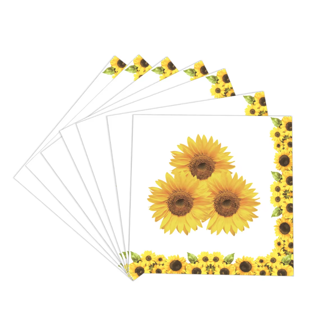 Sunflower Theme Dinnerware