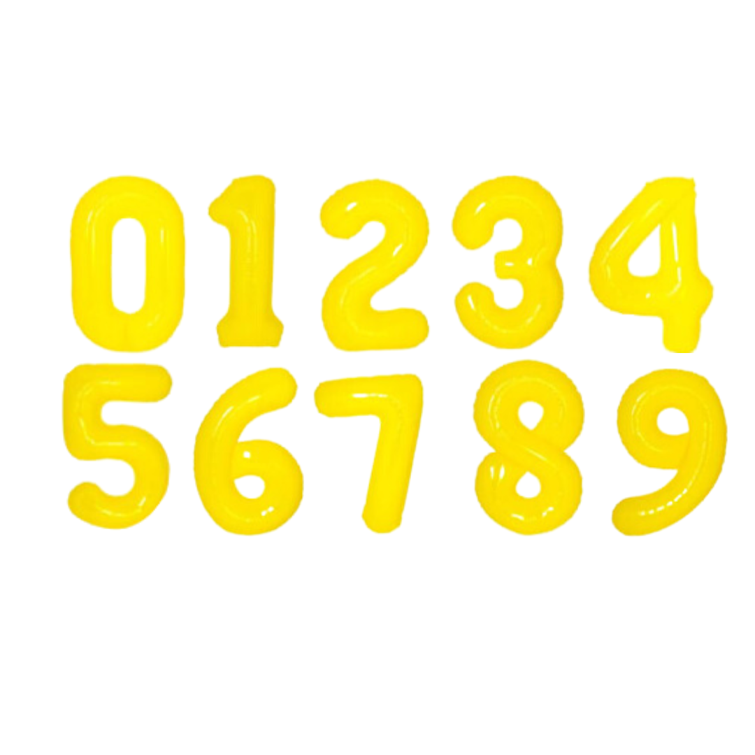 Yellow - 40inch Foil number